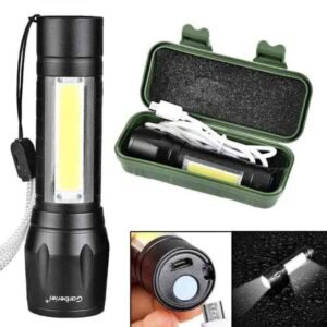 LED Flashlight – Ultra-Bright, Rechargeable, Waterproof | Perfect for Camping & Emergencies