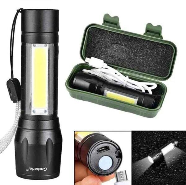 LED Flashlight – Ultra-Bright, Rechargeable, Waterproof | Perfect for Camping & Emergencies