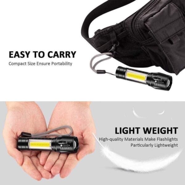 LED Flashlight – Ultra-Bright, Rechargeable, Waterproof | Perfect for Camping & Emergencies