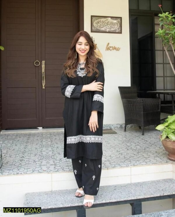 Arabic Lawn Embroidered Suit - Elegant & Comfortable Women's Outfit | Trend Mal