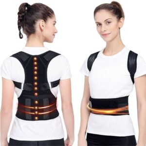 Adjustable Posture Corrector Belt – Black | Trend Mal – Lightweight & Comfortable