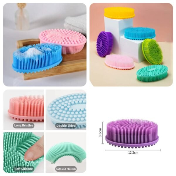 Silicone Soft Brush – Gentle Exfoliation & Skin Care | Durable & Hygienic Bath Brush