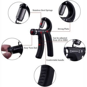 Adjustable Hand Gripper - Strengthen Your Grip & Forearms | Perfect for All Fitness Levels