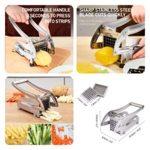 Fries Cutter - Easy & Quick French Fry Maker | Perfect for Home Kitchens