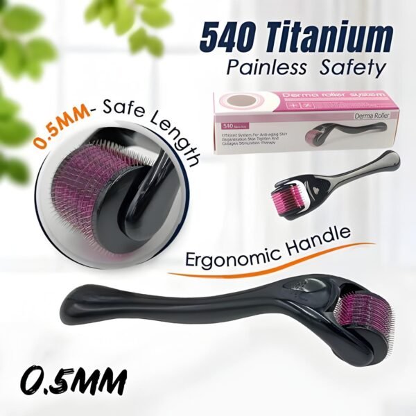 Titanium Needles Derma Roller 0.5mm - Rejuvenate Your Skin | Shop at Trend Mal